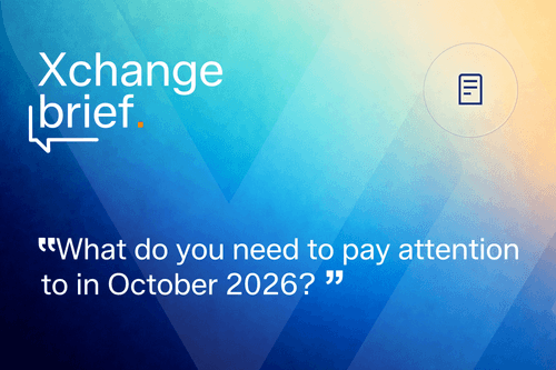 Xchange - what do you need to pay attention to in October 2026? 