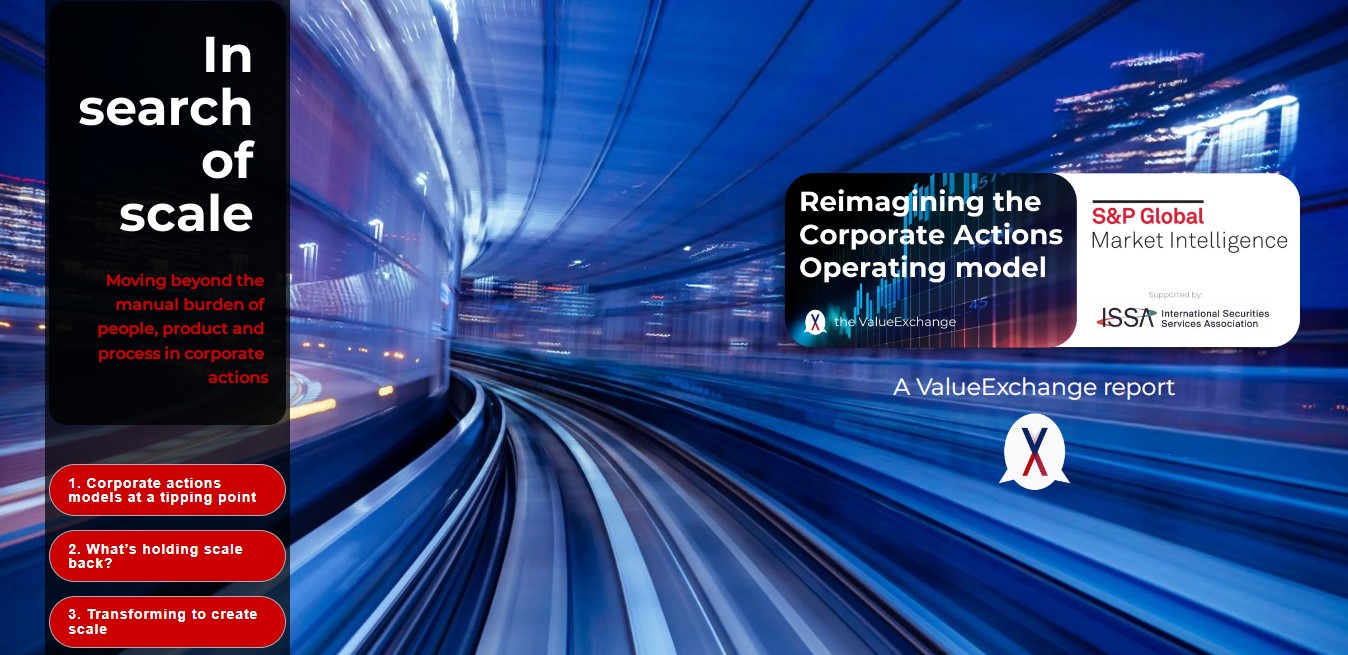 Reimagining Corporate Actions - Welcome To The ValueExchange